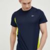 Reebok tricou de alergare culoarea albastru marin