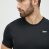 Reebok tricou de antrenament Tech culoarea negru