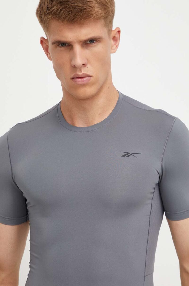 Reebok tricou de antrenament culoarea gri