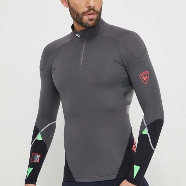 Rossignol longsleeve funcțional Infini Compression Race culoarea gri preţ