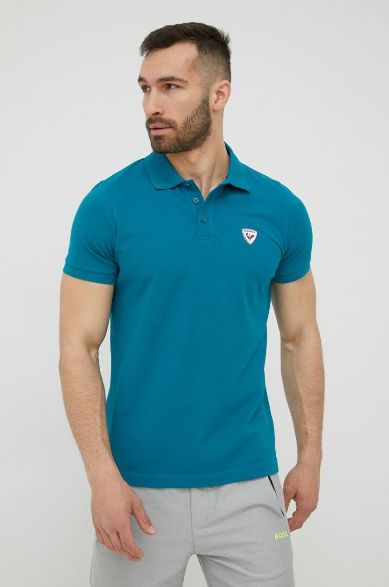 Rossignol polo de bumbac culoarea verde