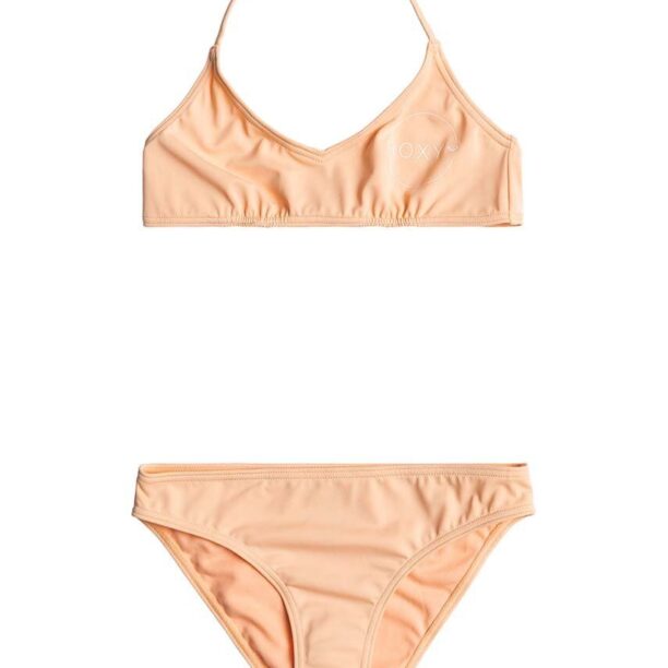 Roxy costum de baie pentru copii din două piese BASIC ACTIVE culoarea portocaliu