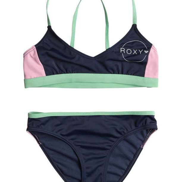 Roxy costum de baie pentru copii din două piese ILACABO ACTIVE culoarea verde