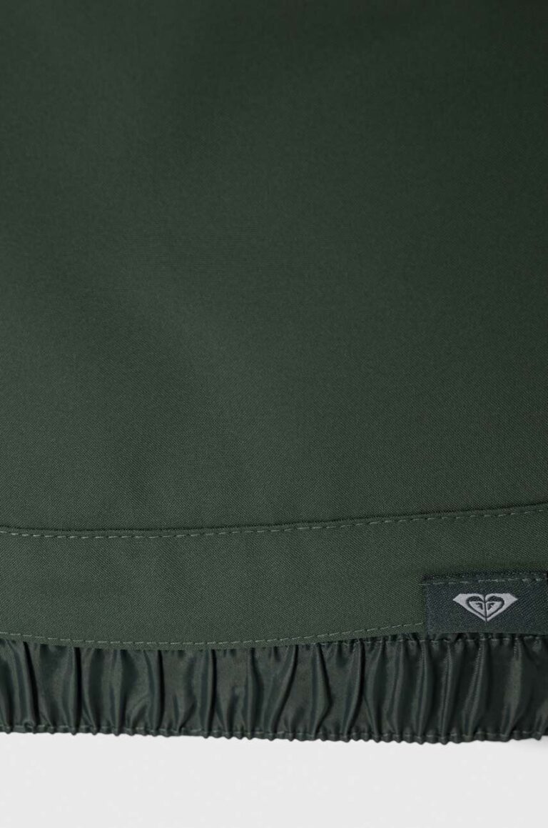 Roxy pantaloni de schi pentru copii BACKYARD G PT SNPT culoarea verde preţ