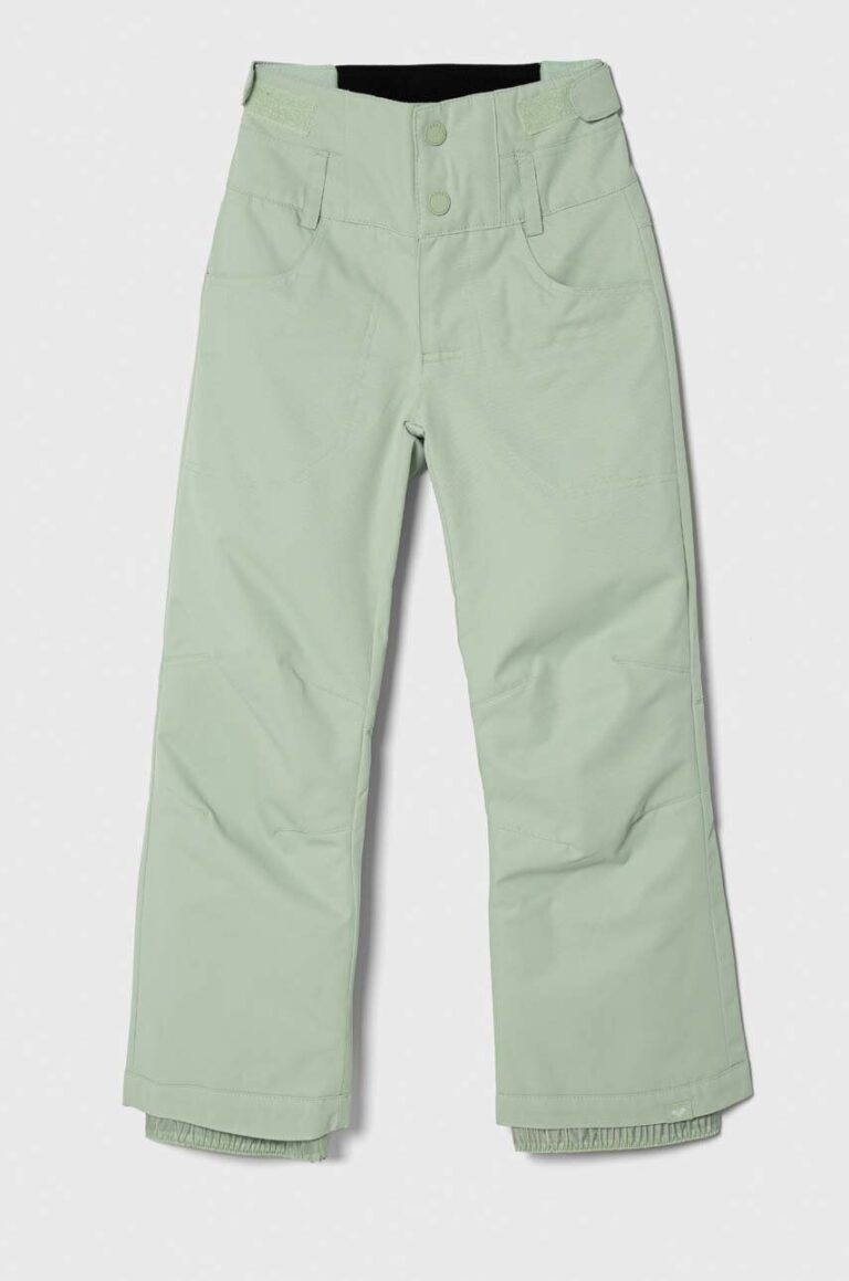 Roxy pantaloni de schi pentru copii DIVERSION GIRL SNPT culoarea verde