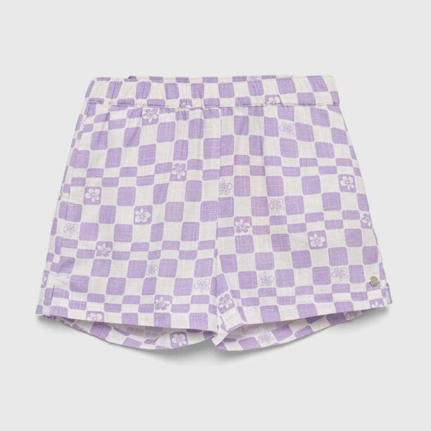 Roxy pantaloni scurti copii culoarea violet