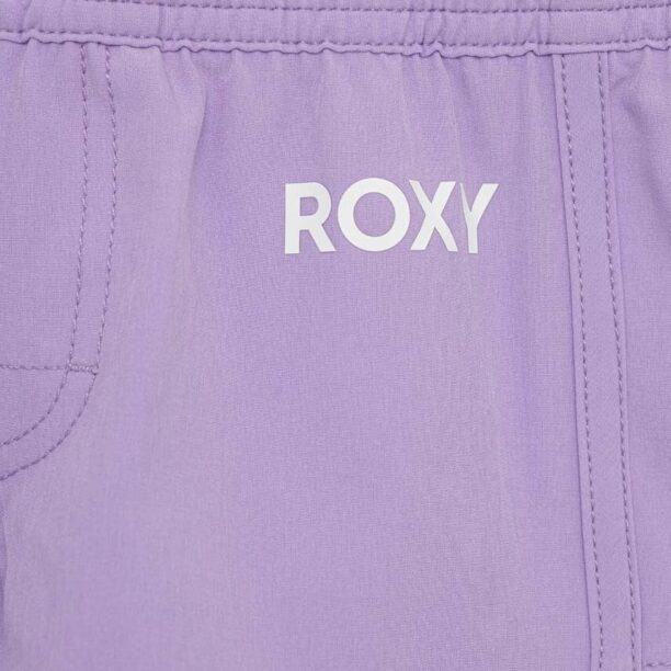 Roxy pantaloni scurti de baie copii culoarea violet preţ