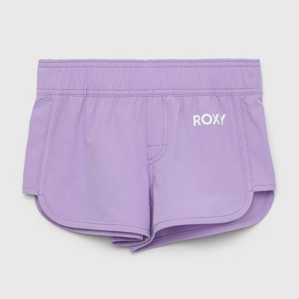 Roxy pantaloni scurti de baie copii culoarea violet