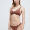 Roxy slip Silky Island culoarea maro ERJX404819