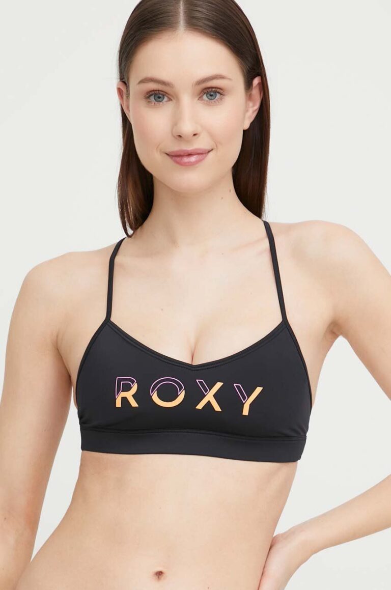 Roxy sutien de baie culoarea alb