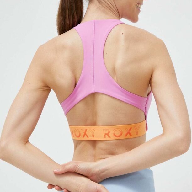 Roxy sutien sport Bold Moves x Mizuno culoarea roz