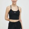 Roxy top de yoga Rise & Vibe culoarea negru