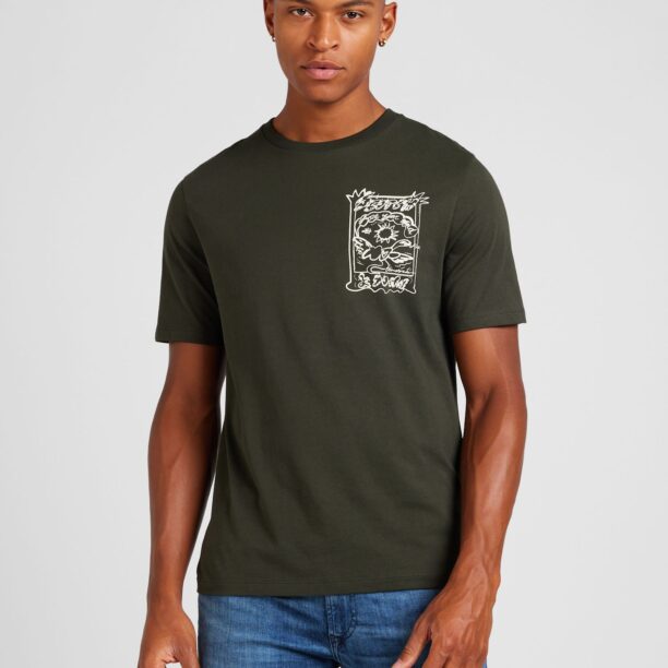 SCOTCH & SODA Tricou  verde pin / alb