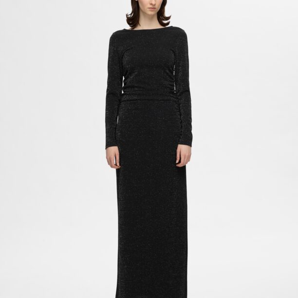 SELECTED FEMME Rochie de seară 'SLFMARWA'  negru amestecat