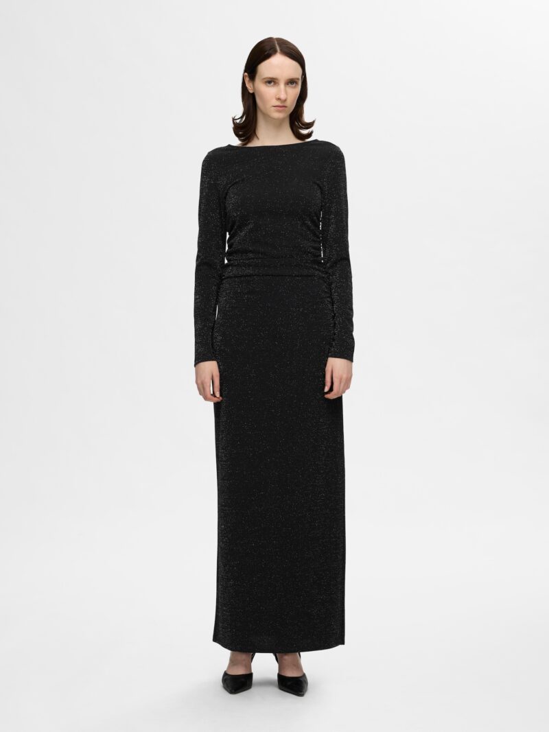 SELECTED FEMME Rochie de seară 'SLFMARWA'  negru amestecat