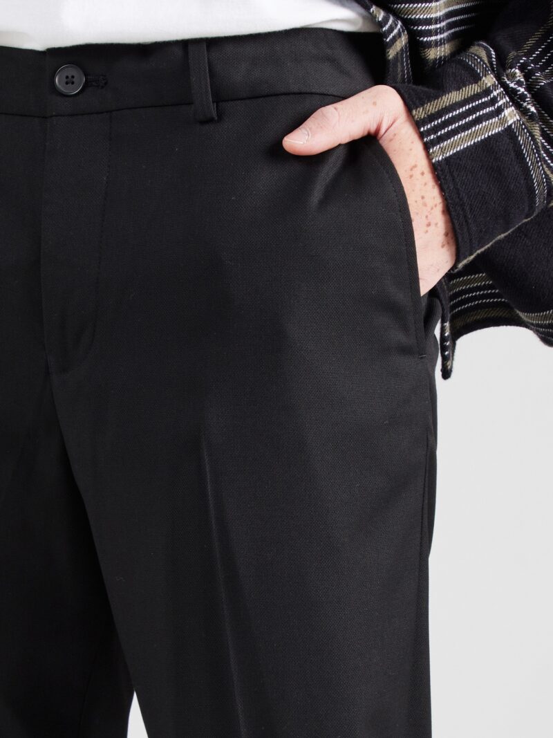 Preţ SELECTED HOMME Pantaloni cu dungă 'SLHCEDRIC'  negru