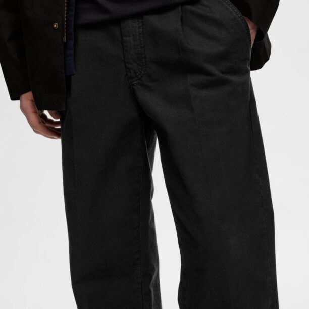 Original SELECTED HOMME Pantaloni cutați  negru