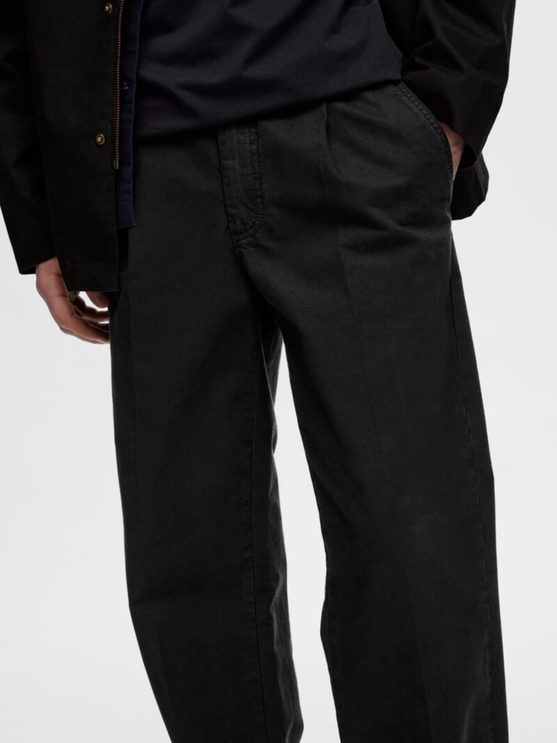 Original SELECTED HOMME Pantaloni cutați  negru