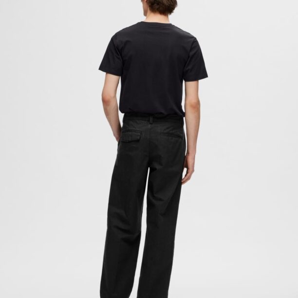 SELECTED HOMME Pantaloni cutați  negru