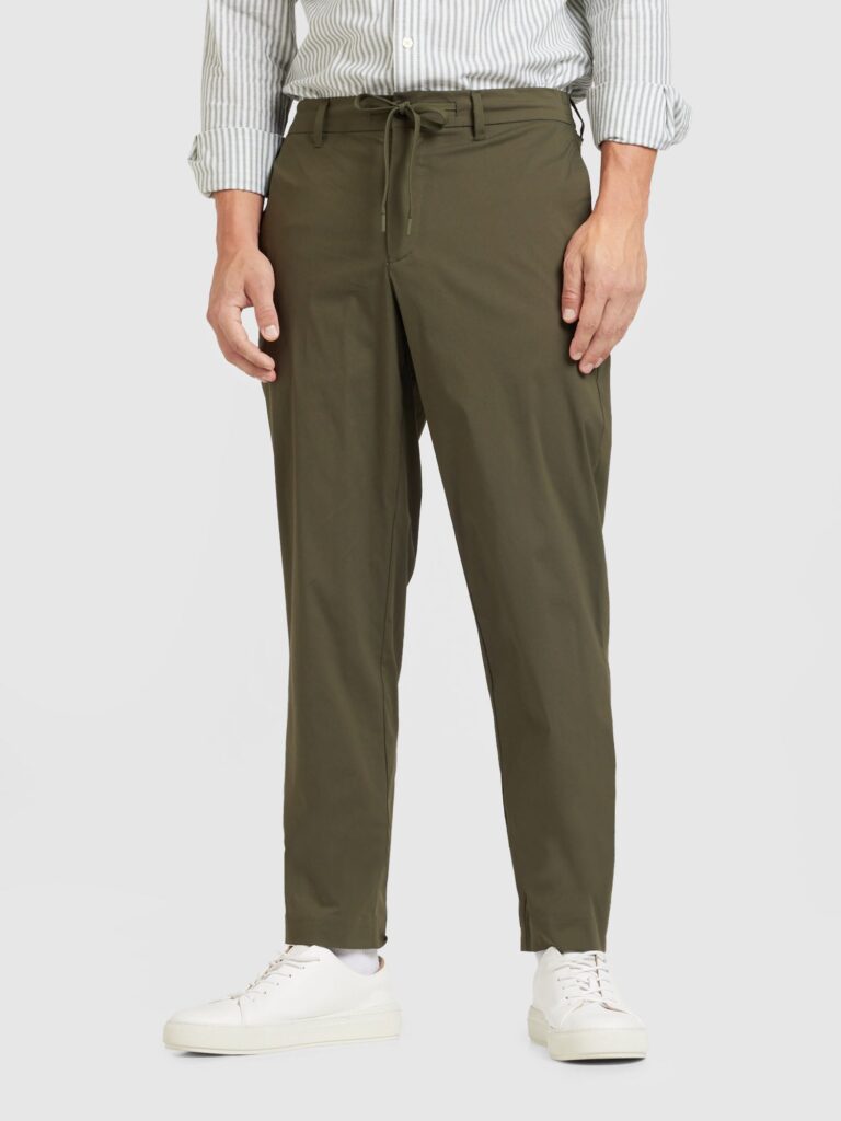 Preţ SELECTED HOMME Pantaloni eleganți 'SLH190-LEROY FLEX'  verde pin