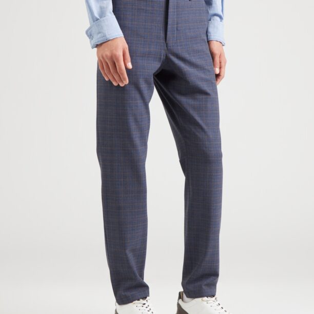 SELECTED HOMME Pantaloni eleganți 'SLHRobert'  bleumarin / maro