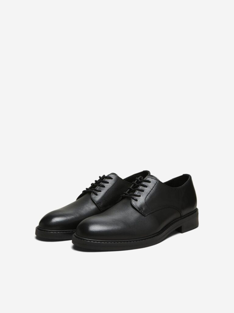 SELECTED HOMME Pantofi cu șireturi 'SLHBlake'  negru preţ