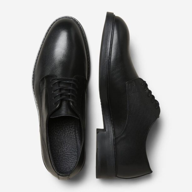 SELECTED HOMME Pantofi cu șireturi 'SLHBlake'  negru