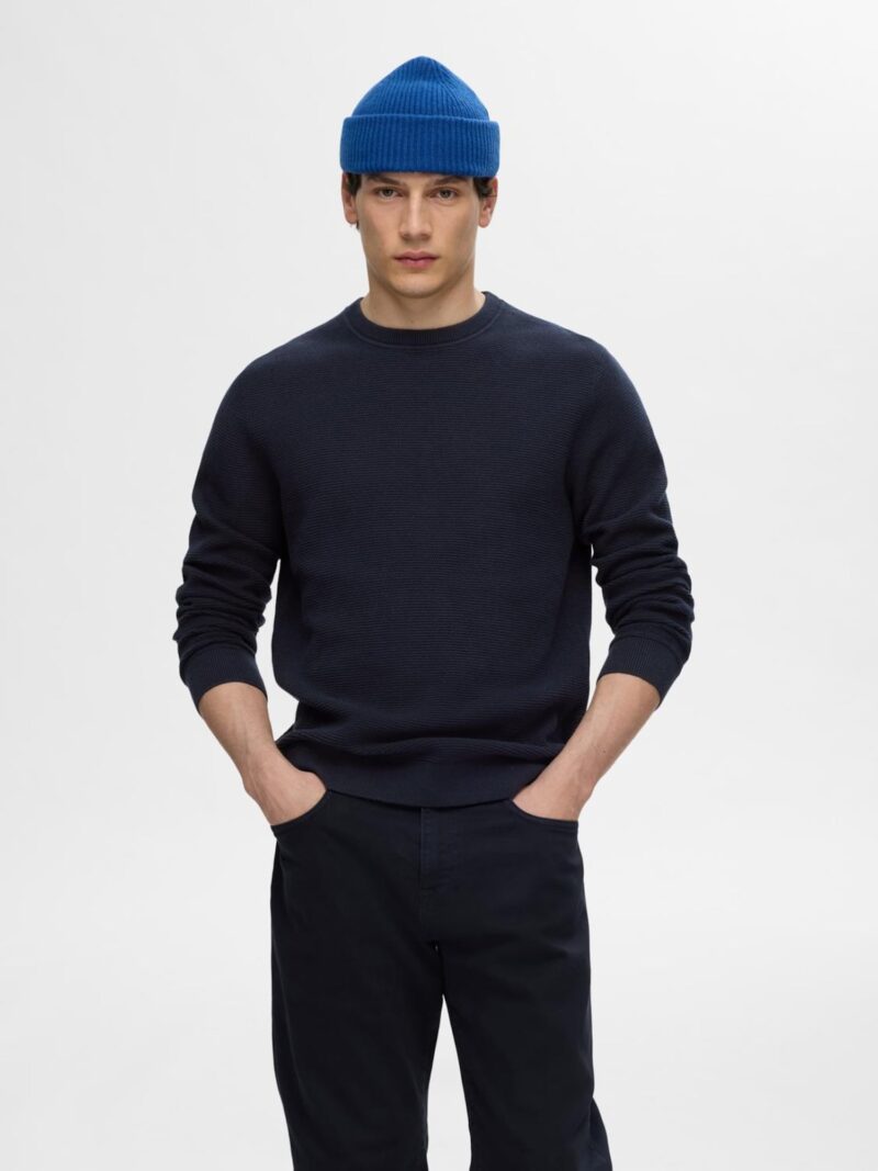 SELECTED HOMME Pulover 'SLHRoss'  bleumarin