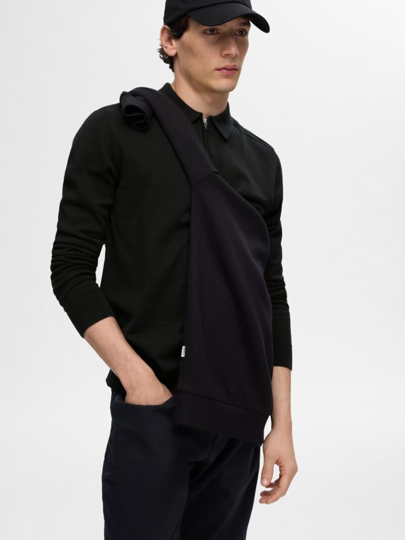 Original SELECTED HOMME Tricou 'SLHBERG'  negru