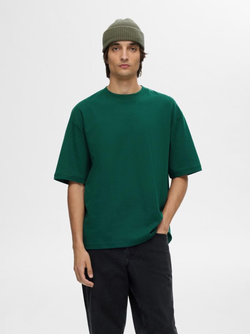 SELECTED HOMME Tricou 'SLHOscar'  verde închis preţ