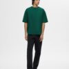 SELECTED HOMME Tricou 'SLHOscar'  verde închis