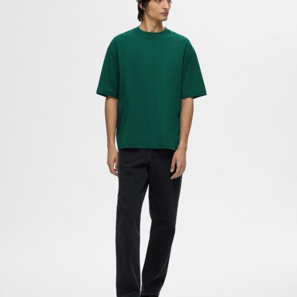 SELECTED HOMME Tricou 'SLHOscar'  verde închis