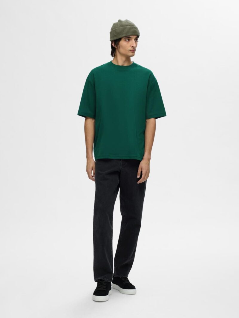 SELECTED HOMME Tricou 'SLHOscar'  verde închis