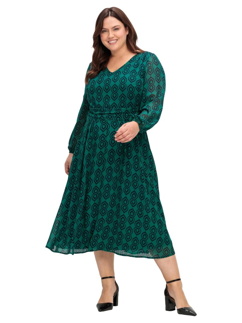 SHEEGO Rochie  verde / verde închis