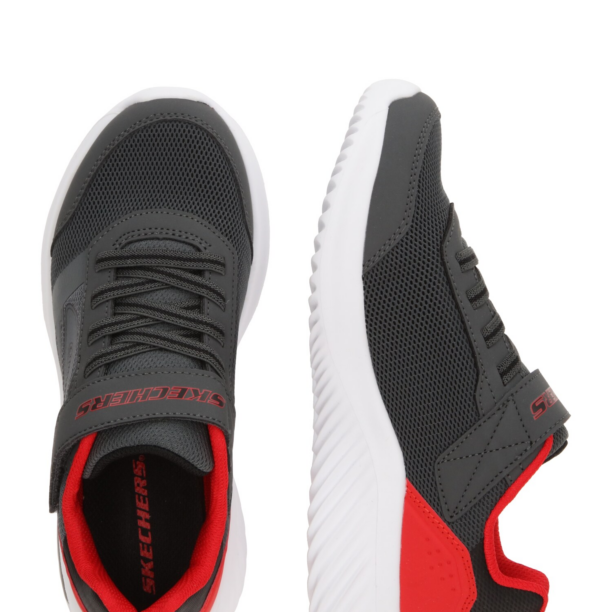 SKECHERS Sneaker 'BOUNDER-TECH'  gri / roșu