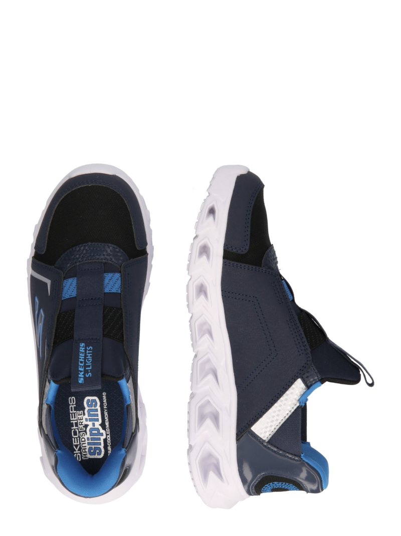 SKECHERS Sneaker 'HYPNO-FLASH 2.0'  azur / albastru închis / argintiu