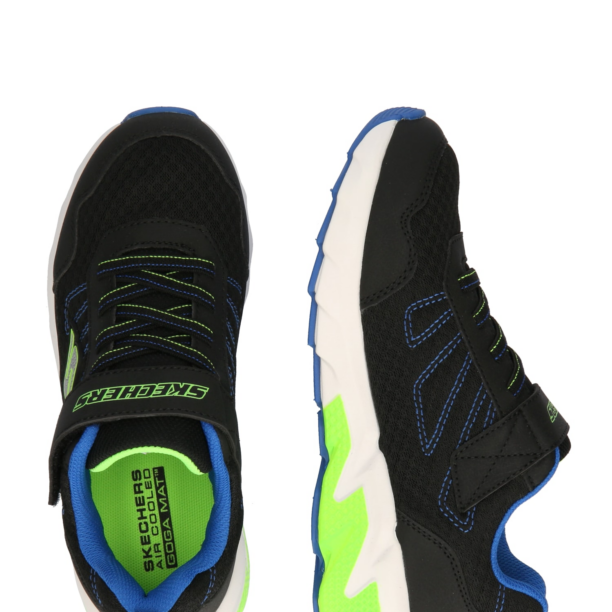 SKECHERS Sneaker 'MICROSPEC ADVANCE'  albastru / gri argintiu / verde deschis / negru