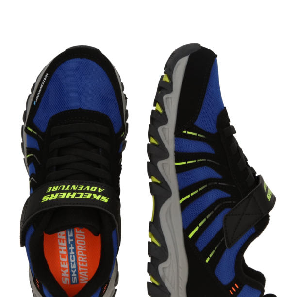 SKECHERS Sneaker 'MICROSPEC ADVANCE'  albastru / verde neon / negru