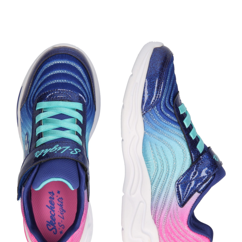 SKECHERS Sneaker 'UNICORN CHASER'  albastru marin / albastru deschis / roz