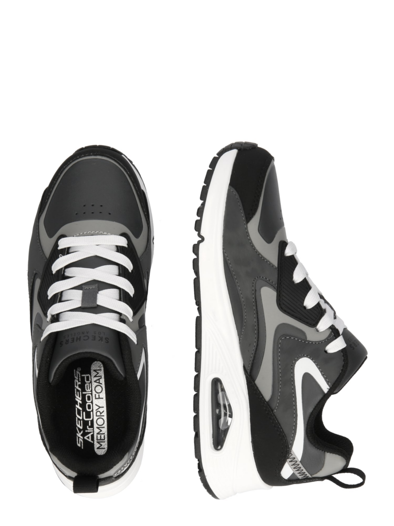 SKECHERS Sneaker 'UNO GEN1 - COLOR SURGE'  gri / gri închis / negru / alb