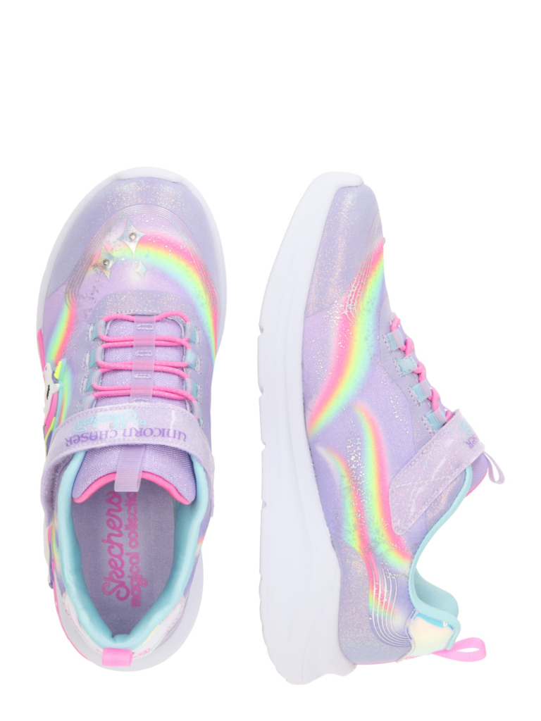 SKECHERS Sneaker 'Unicorn Chaser'  turcoaz / galben / mov lavandă / roz deschis