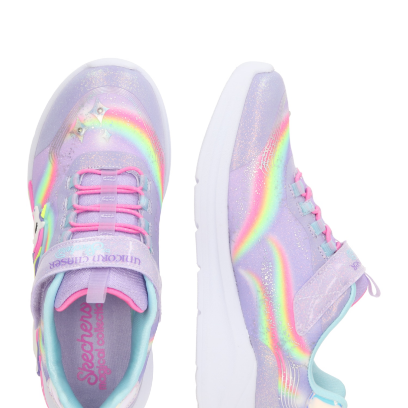 SKECHERS Sneaker 'Unicorn Chaser'  turcoaz / galben / mov lavandă / roz deschis
