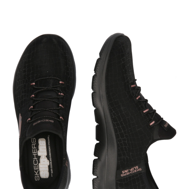 SKECHERS Sneaker low 'Summits - Classy Night'  auriu / negru