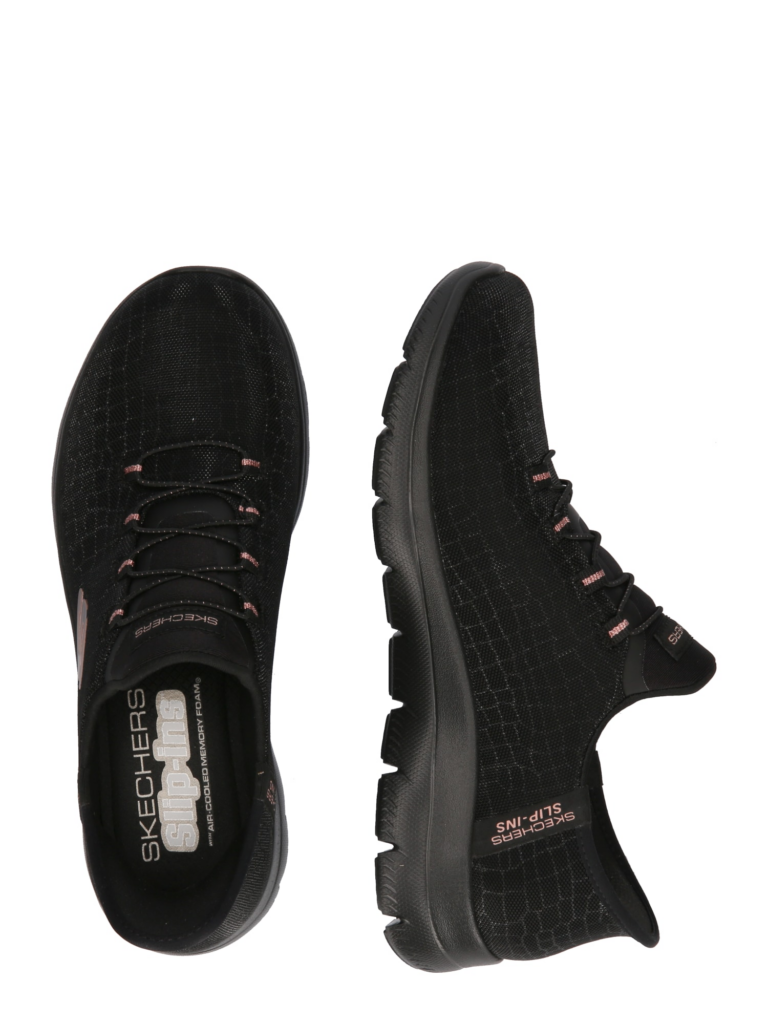 SKECHERS Sneaker low 'Summits - Classy Night'  auriu / negru