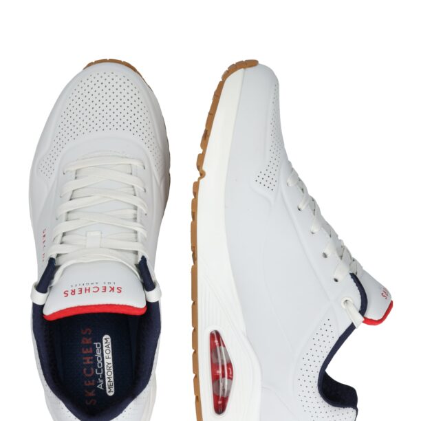 SKECHERS Sneaker low 'Uno Stand On Air'  bleumarin / roșu / alb