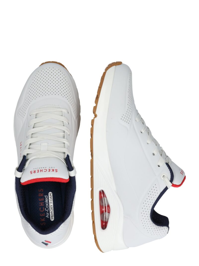 SKECHERS Sneaker low 'Uno Stand On Air'  bleumarin / roșu / alb