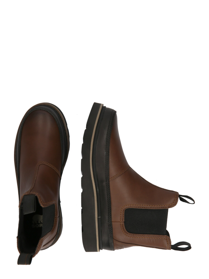 SOREL Ghete chelsea 'SLABTOWN 62'  maro / negru