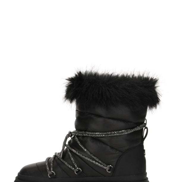 STEVE MADDEN Bocanci de zăpadă 'Ice-Storm'  negru / argintiu