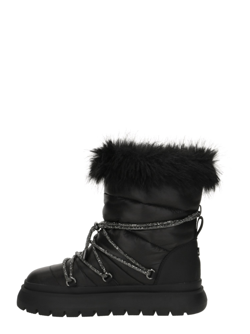 STEVE MADDEN Bocanci de zăpadă 'Ice-Storm'  negru / argintiu