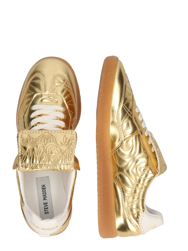 STEVE MADDEN Sneaker low 'Eforma'  auriu / alb